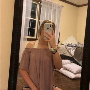 off the shoulder top